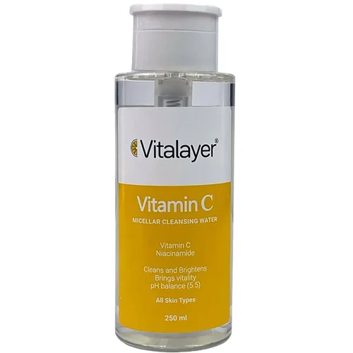میسلار واتر انواع پوست ویتامین سی ویتالیر حجم ۲۵۰ میلی لیتر